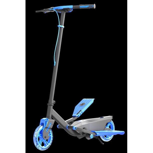 Photo 1 of Neon Flyer Pedaling Scooter with LED Wheels Blue for Kids Age 7+