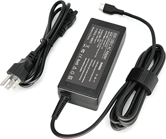 Photo 1 of 65W 45W USB C Charger for HP Chromebook 13 14 G5 G6 G7 G8, Spectre X360 EliteBook X2 Series,for Dell Chromebook Latitude 7200 7300 7400 5190 2-in-1 LA45NM150 LA45NM121, (DZ65200325)

