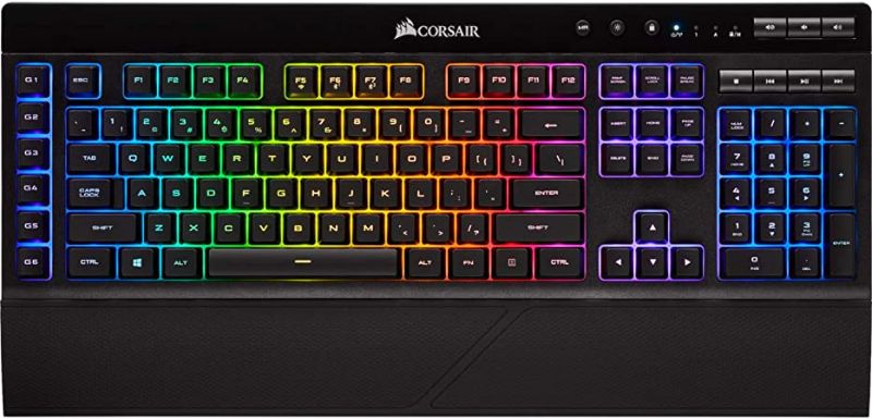 Photo 1 of CORSAIR K57 RGB Wireless Gaming Keyboard 