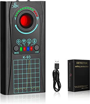 Photo 1 of Hidden Camera Detectors, Anti Spy Detector, Hidden Camera Bug Detector Wand 12 Levels Sensitivity RF Signal Detector for GPS Tracker Audio Device (K-93)
