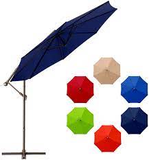 Photo 1 of 10ft Offset Hanging Market Patio Umbrella - missing small hardware 