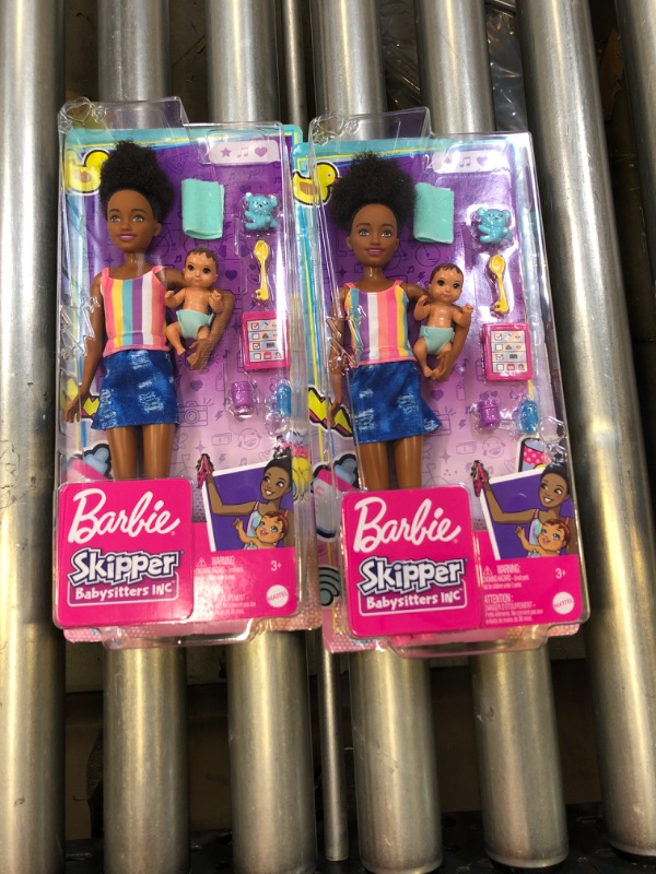 Photo 2 of Barbie Skipper Babysitters Inc. - Black Hair

2 PACK