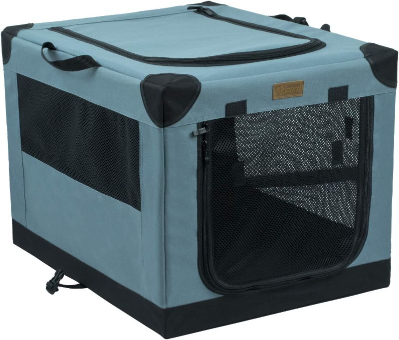 Photo 1 of Akinerri Folding Soft Dog Pet Crate Kennel,Soft Collapsible Dog Crate and Kennel with Leak Proof Bottom for Indoor or Travel Use
