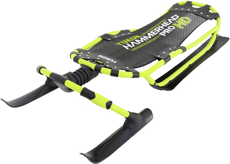 Photo 1 of Yukon Hammerhead Pro HD Steerable Snow Sled with Aluminum Frame , Green ,51" x 22.5"
OUT OF BOX ITEM 