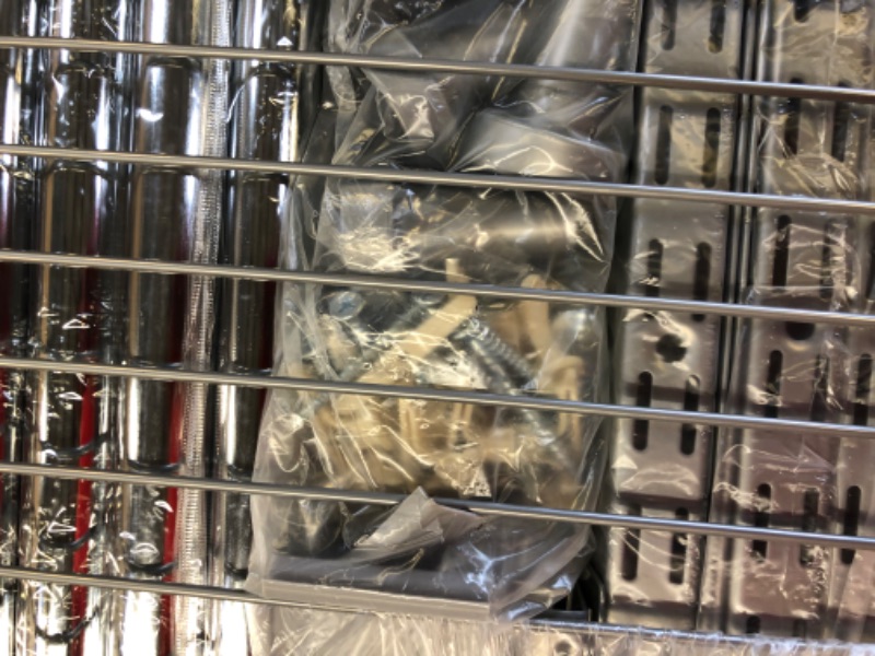 Photo 3 of Rubbermaid Configurations Deluxe Custom Closet Organizer System Kit, 4-to-8-Foot, Titanium, FG3H8900TITNM & Configurations 30-Hook Tie and Belt Organizer, Titanium(FG3H9802TITNM)
