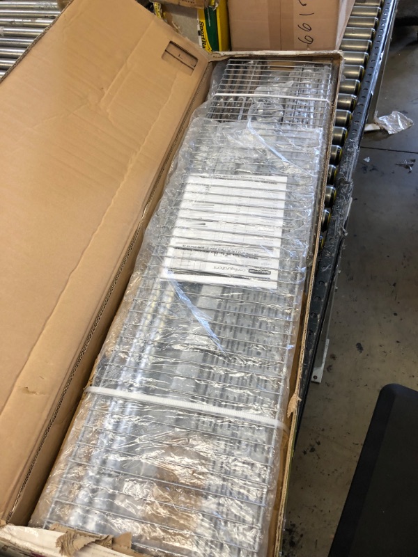 Photo 1 of Rubbermaid Configurations Deluxe Custom Closet Organizer System Kit, 4-to-8-Foot, Titanium, FG3H8900TITNM & Configurations 30-Hook Tie and Belt Organizer, Titanium(FG3H9802TITNM)
