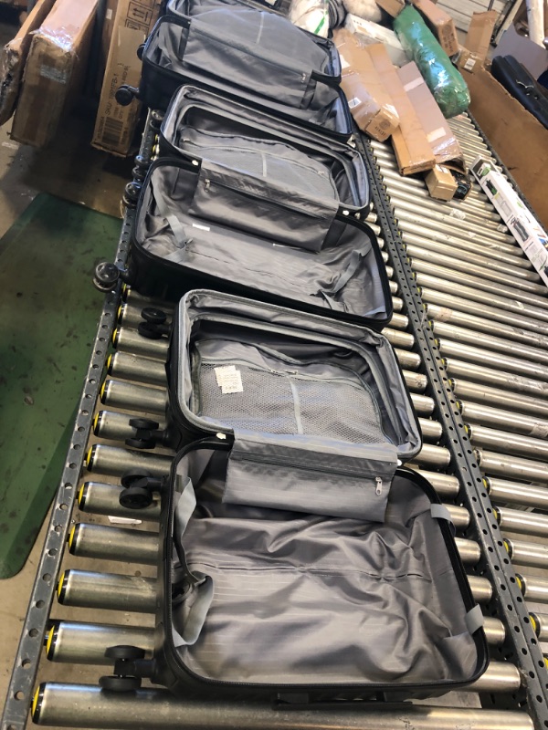 Photo 3 of AmazonBasics Hardside Spinner Suitcase Luggage with Wheels