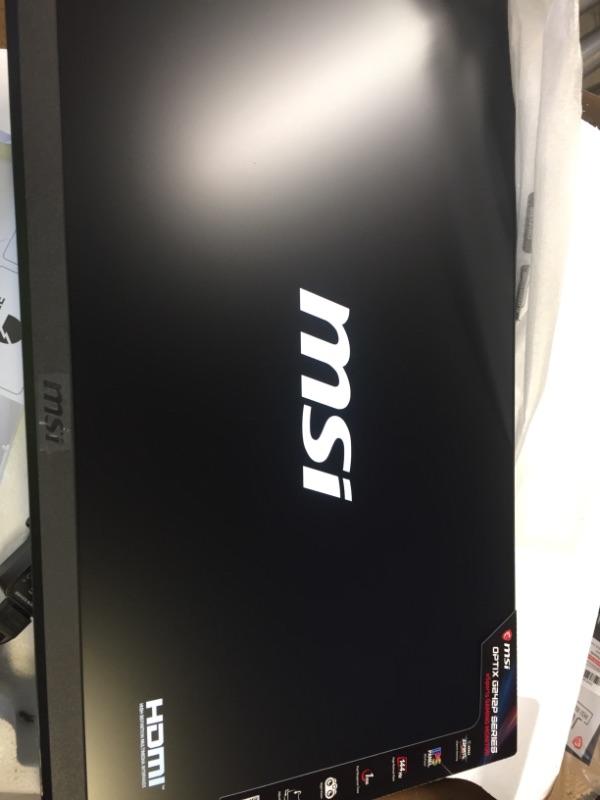 Photo 2 of MSI FHD IPS Gaming Free Sync 1ms 1920 x 1080 144Hz Refresh Rate 24" Gaming Monitor (Optix G242P)
