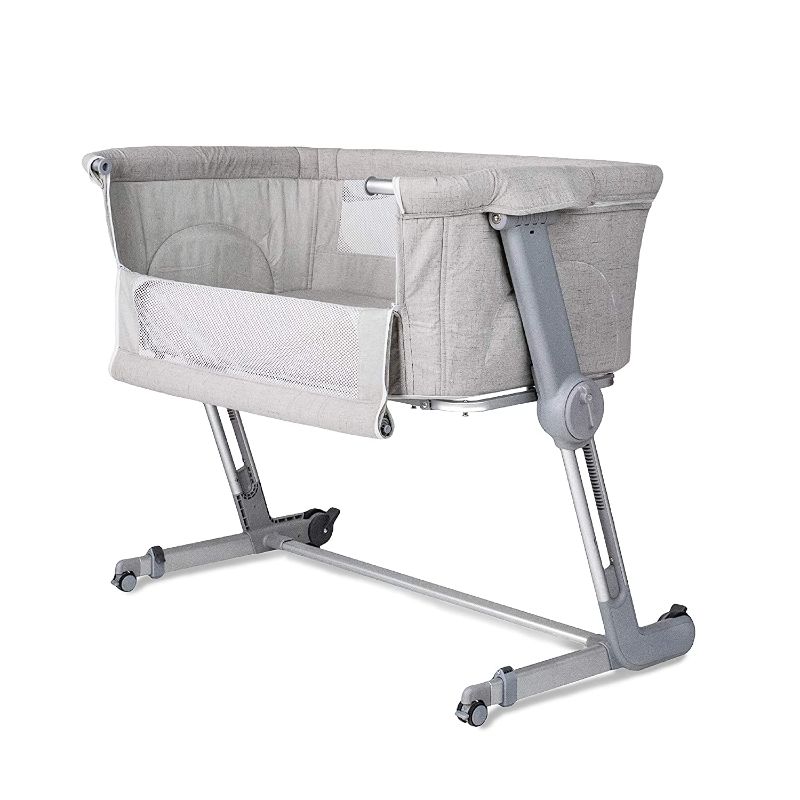 Photo 1 of Unilove Hug Me Plus 3-in-1 Bedside Sleeper & Portable Bassinet for Newborn, Shadow Gray
