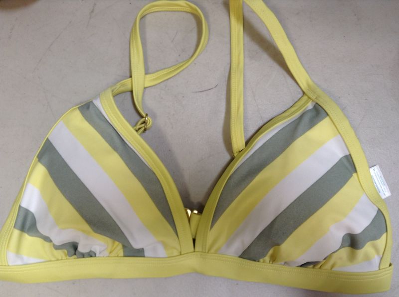Photo 4 of 2Pcs Women's Triangle Bikini Top Only - Kona Sol™ Yellow--Size S
