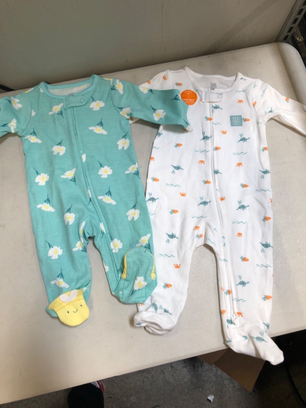 Photo 1 of Carter's Just One You® Baby Sea Creatures Footed Pajamas 3 - 6 M 