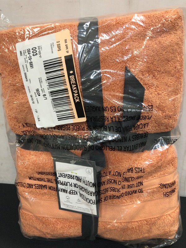 Photo 1 of 2pc Performance Towel Set Coral - Threshold 30IN x 54IN
