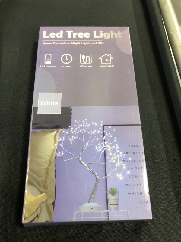 Photo 2 of ALULA Lighted Tree Led Bonsai String Light Battery/USB Operated Tree Lights for Indoor Decoration and Gift