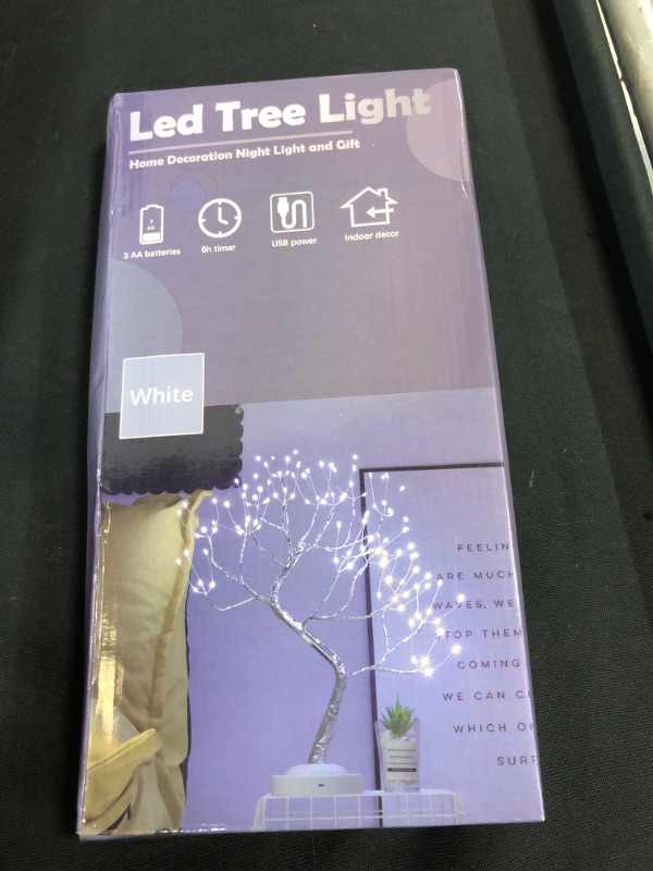 Photo 3 of ALULA Lighted Tree Led Bonsai String Light Battery/USB Operated Tree Lights for Indoor Decoration and Gift