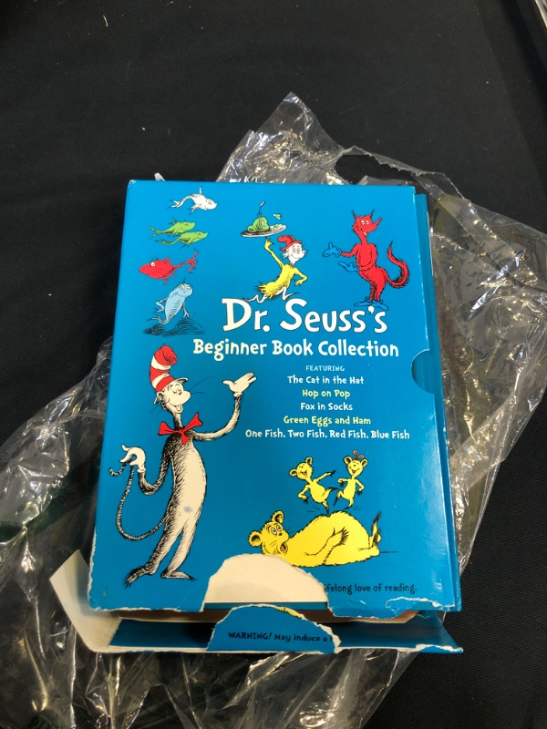 Photo 2 of Dr. Seuss's Beginner Book Collection (Cat in the Hat, One Fish Two Fish, Green Eggs and Ham, Hop on Pop, Fox in Socks) Hardcover – Box set, September 22, 2009
