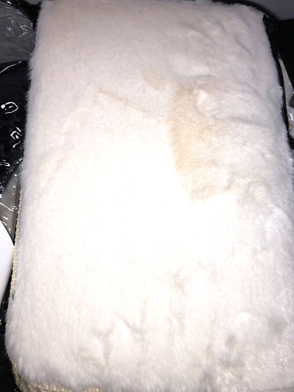 Photo 2 of  Fur Area Rug Soft Fluffy