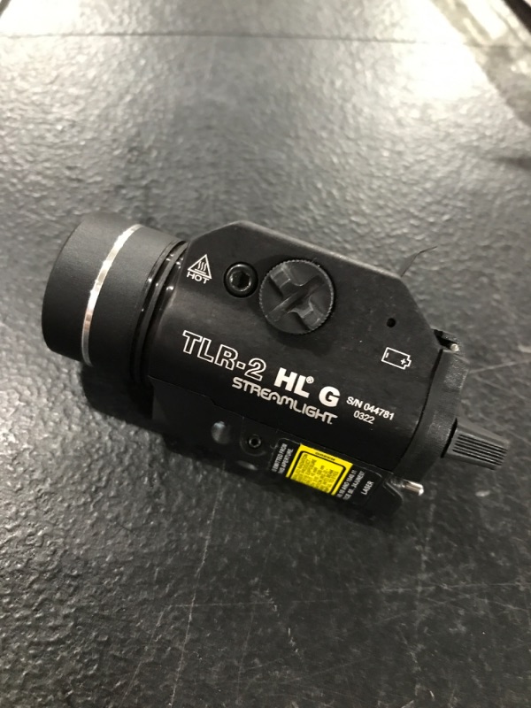 Photo 3 of Streamlight TLR-2 HL G High-Lumen Rail-Mounted Strobing Tactical Light with Green Laser (Boxed)