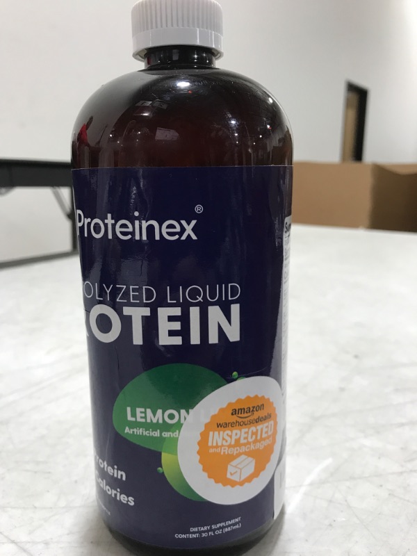 Photo 1 of  Proteinex 18, 30 oz. Bottles - 1/Each Lemon Lime 
