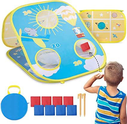 Photo 1 of BELLA·BAYS Animal Bean Bag Toss Game Toy Outdoor Family Party Supplies for Kids,Cool Toddler Toy Gifts Birthday for Ages 3 4 5 6 7 Year Old Boys Interactive Sports & Fun Cornhole Game