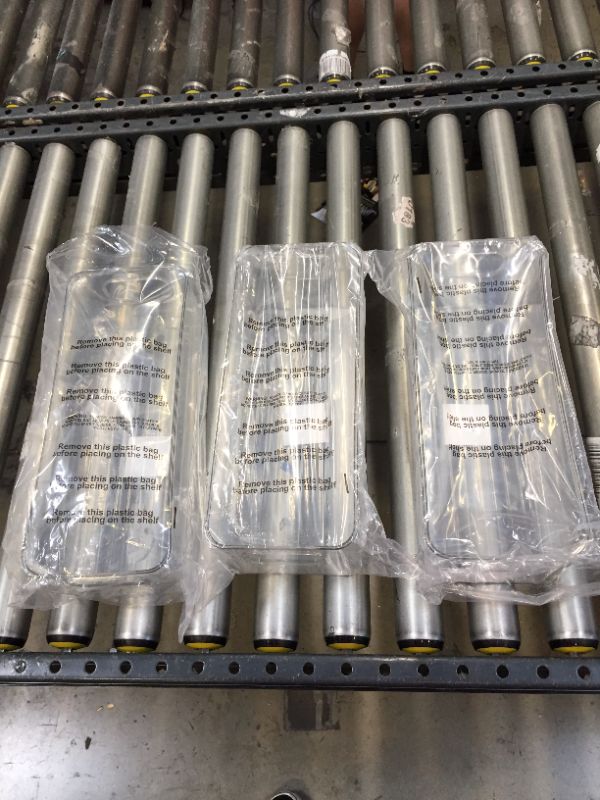 Photo 1 of 3---------CLEAR STORAGE BINS