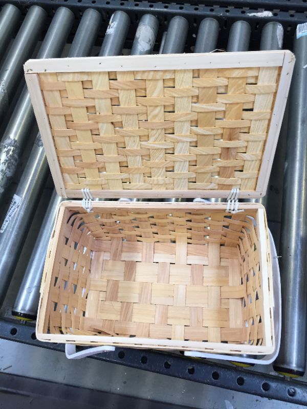 Photo 5 of 2 RECTANGLE PICNIC BASKET 