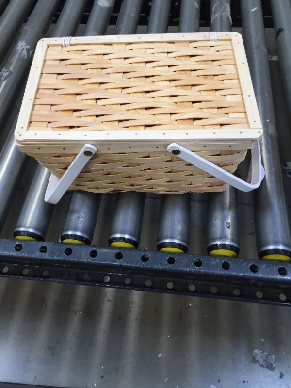Photo 1 of 2 RECTANGLE PICNIC BASKET 