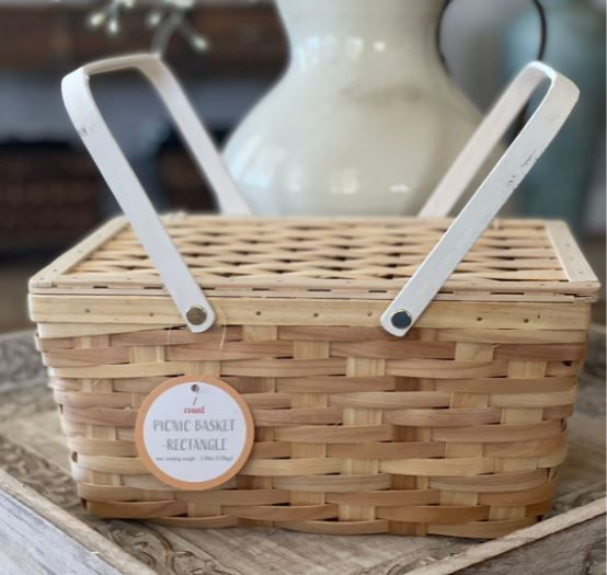 Photo 1 of 2 RECTANGLE PICNIC BASKET 