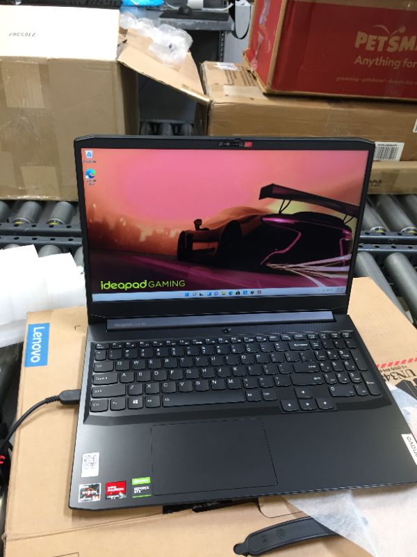 Photo 5 of Lenovo IdeaPad Gaming 3 15ACH6 82K2 - AMD Ryzen 5 5600H / 3.3 GHz - Win 11 Home - GF GTX 1650 - 8 GB RAM - 256 GB SSD NVMe - 15.6" IPS 1920 x 1080 (Full HD) @ 120 Hz - Wi-Fi 6 - shadow black - kbd: US
