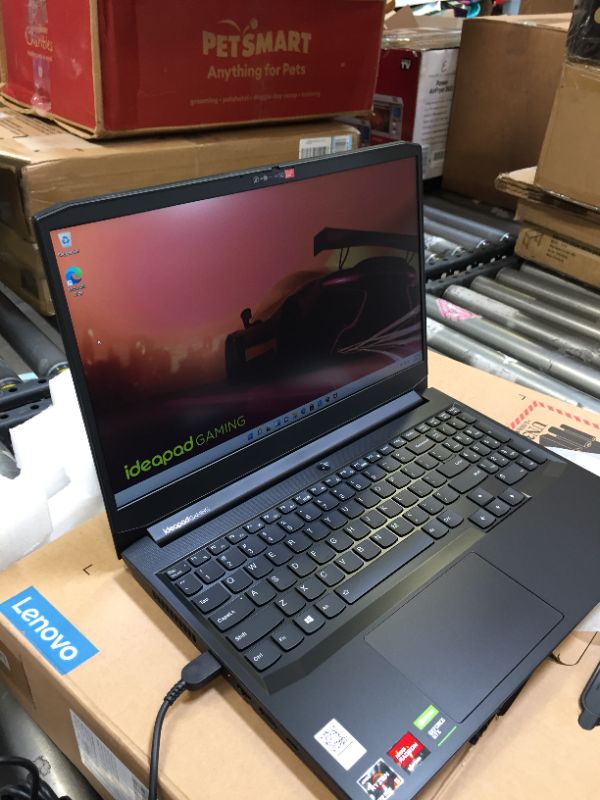 Photo 9 of Lenovo IdeaPad Gaming 3 15ACH6 82K2 - AMD Ryzen 5 5600H / 3.3 GHz - Win 11 Home - GF GTX 1650 - 8 GB RAM - 256 GB SSD NVMe - 15.6" IPS 1920 x 1080 (Full HD) @ 120 Hz - Wi-Fi 6 - shadow black - kbd: US
