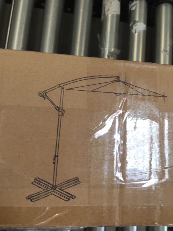 Photo 1 of 10ft offset umbrella ---base not included 