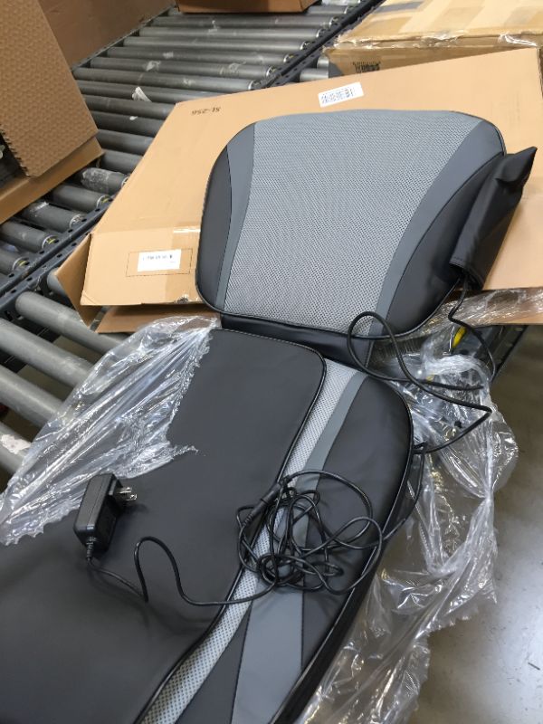 Photo 1 of Snailax Shiatsu Massage Cushion with Heat Massage Chair Pad Kneading Back Massager for Home Office Seat use
