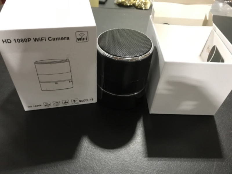 Photo 1 of Hidden Spy Camera in Bluetooth Speaker with 240°Viewing Angle,Motion Activated,Nanny Cams Wireless with Cell Phone App,Aipmoz camaras espias ocultas 4K for Home Security(2.4/5Ghz)