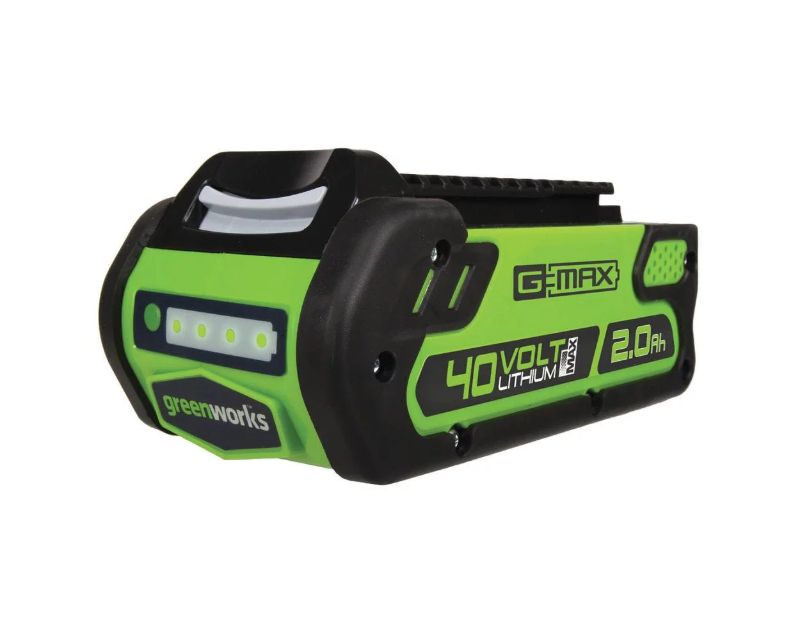 Photo 1 of "GreenWorks 29462 40-Volt 2.0Ah G-Max Quick-Charge Lithium-Ion Battery Pack"