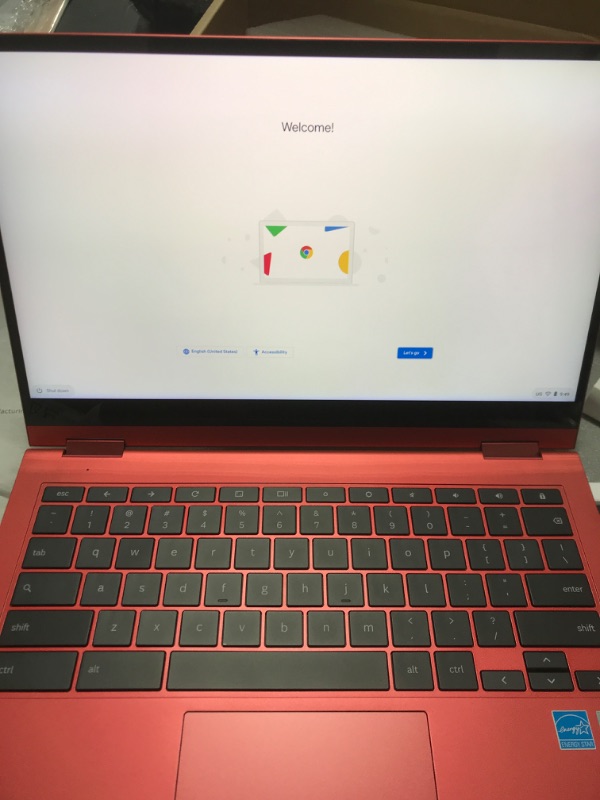 Photo 1 of Samsung XE530QDA-KB1US 128 GB & 8 GB Ram Intel Core i3 Processor Galaxy Chromebook 2 RED 