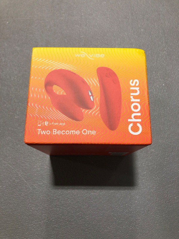 Photo 2 of We-Vibe Chorus Couples Vibrator Remote & App Controlled Wearable Vibrating Smart Sex Toy for Him & Her, Pink---FACTOREY SEALED
