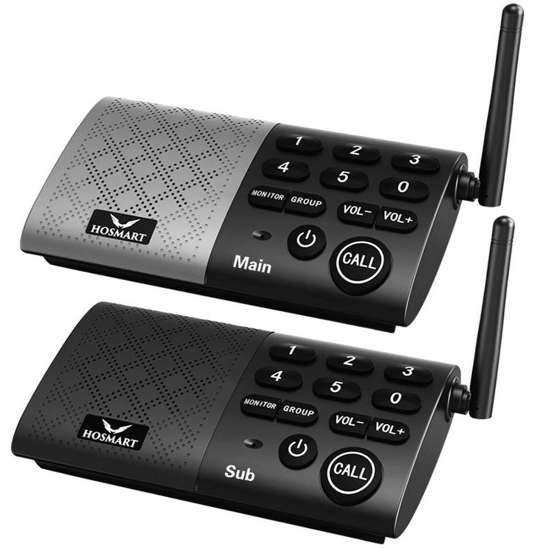 Photo 1 of Hosmart Full Duplex Wireless Intercom System Real Time, Two -Way Communicatio...
