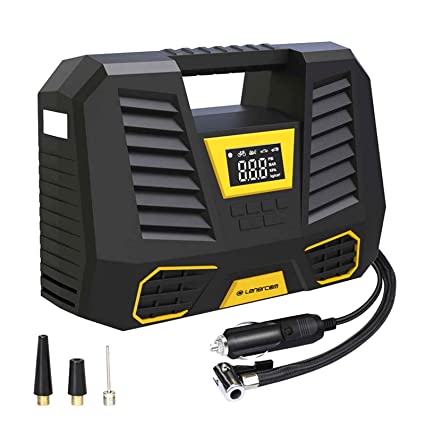 Photo 1 of Tire Inflator Portable Air Compressor 12V DC Air Pump for Car Tires with Digital Pressure Gauge,150PSI Auto Tire Pump with Emergency LED Light,Car Air Pump for Bike Basketball and Other Inflatables
