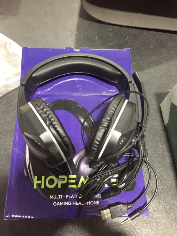 Photo 2 of Computer Headphone, Wired Headphone, Over-Ear Headphone with Microphone, Volume Adjustment with Cable, Suitable for Daily, Study, and Business