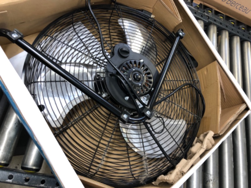 Photo 1 of B-Air 20 in. Firtana-20X High-Velocity Floor Fan in Black