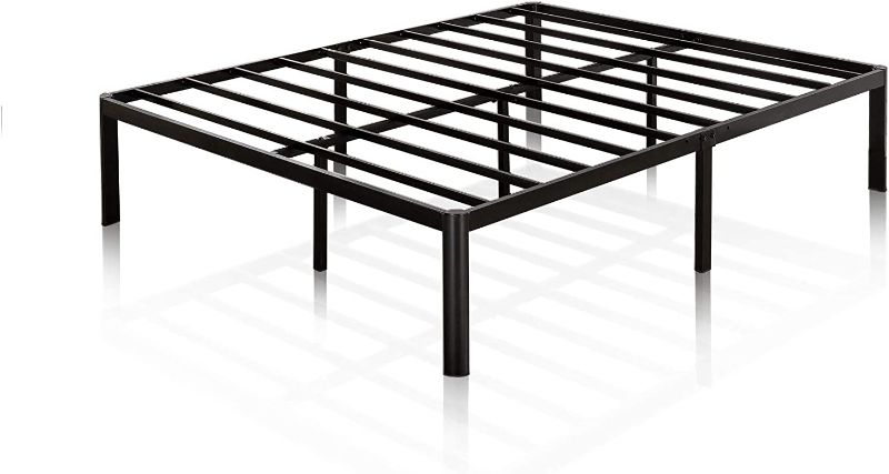 Photo 1 of  Metal Platform Bed Frame / Steel Slat Support / No Box Spring Needed / Easy Assembly, Queen