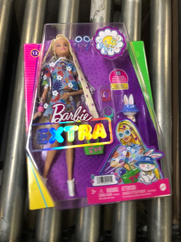 Photo 1 of Barbie Extra Doll and Pet, 7 Piece Set