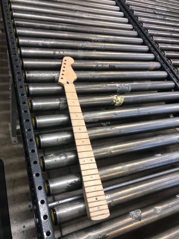 Photo 2 of  Electric Guitar Neck 22 Fret Maple Fretboard Guitar Neck for ST Style Guitar DIY Parts Replacement