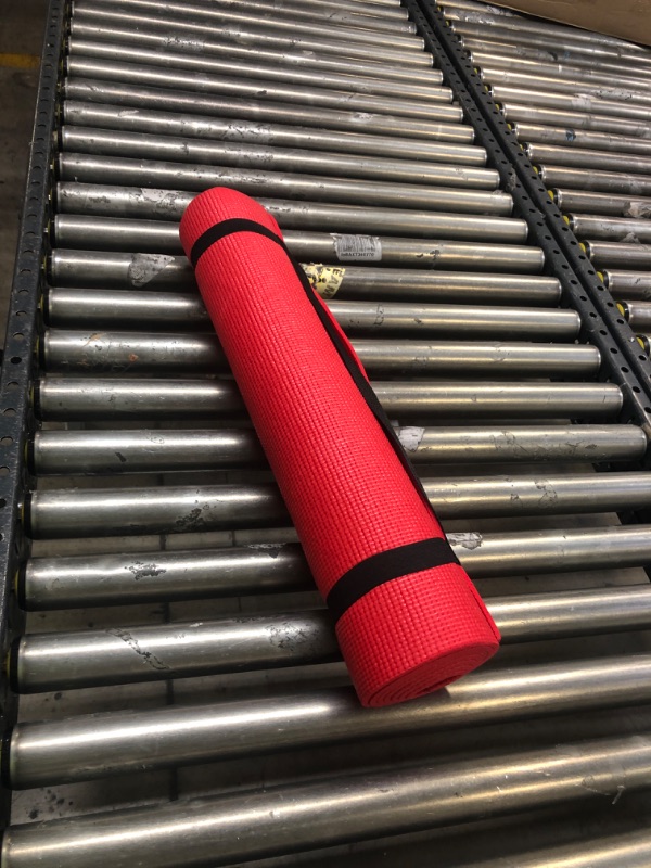 Photo 1 of BalanceFrom All Purpose 1-Inch Extra Thick High Density Anti-Tear Exercise Yoga Mat with Carrying Strap 24X67
