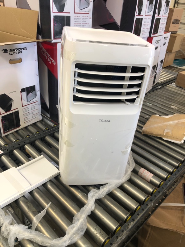 Photo 2 of Midea 8,000 BTU ASHRAE (5,300 BTU SACC) Portable Air Conditioner, Cools up to 175 Sq. Ft., Works as Dehumidifier & Fan, Remote Control & Window Kit Included
