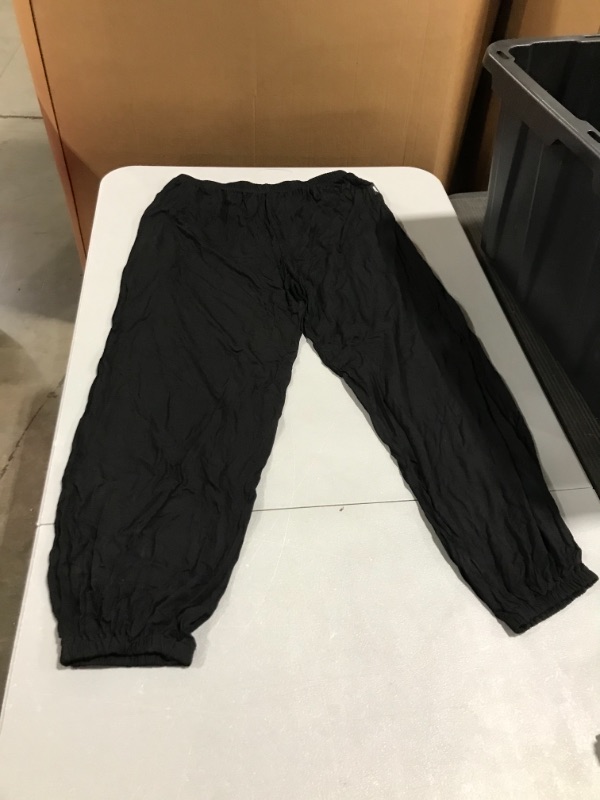 Photo 1 of  HOEREY Lounge Pants with elastic waistband/ XL(BLK)