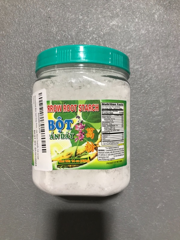 Photo 1 of 14oz Arrow Root Starch (Bot San Day) by Coconut Tree Brand
