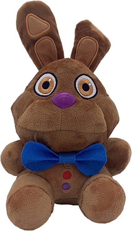 Photo 1 of Chocolate Bonnie Plush 9 Inch,5 Nights at Freddy's Plushies Toys, Gifts for Fans
