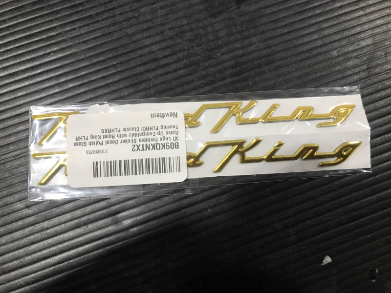Photo 1 of 3D Logo Emblem Sticker Decal Polish Gloss Raise Up Compatible with Road King FLHR Touring FLHRCI Classic FLHRXS