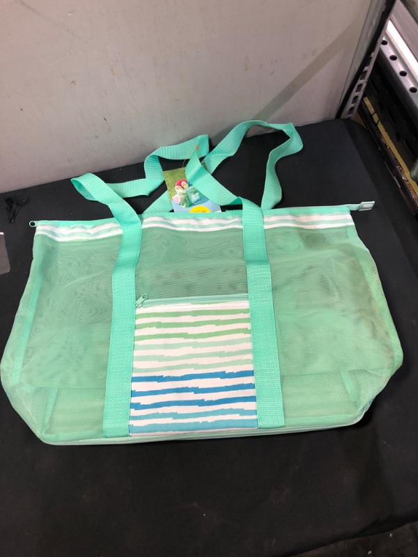 Photo 1 of 2 in 1 Cooler Tote BLUE - Sun Squad™

