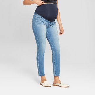 Photo 2 of  Over Belly Maternity Jeggings - Isabel Maternity by Ingrid & Isabel™ Medium Wash